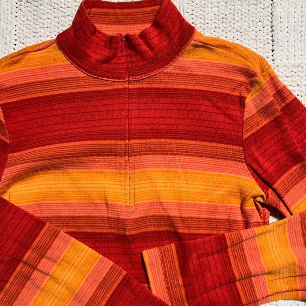 Vintage Eddie Bauer Sunset Quarter Zip Pullover - Picture 3 of 5